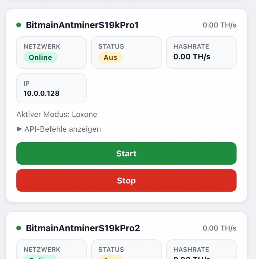 Energy-Bit Gateway - Smarte Miner Steuerung